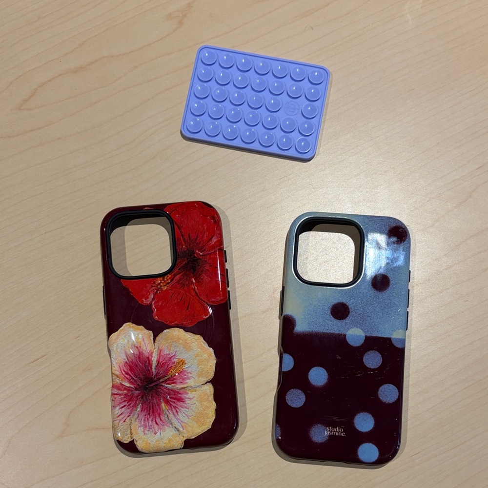 iPhone 16 Pro Phone Cases - Red and Blue